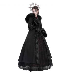 Manteau à Capuche 'Black Frozen' Noir