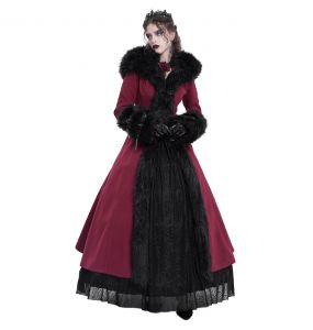 Red and Black 'Frozen' Hooded Winter Coat