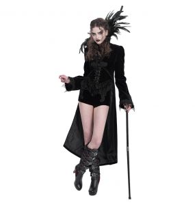 Short 'Artemis' en Velours Noir