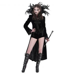 Short 'Artemis' en Velours Noir