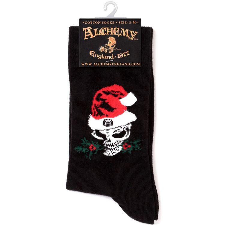 Black The Alchemist Christmas Socks