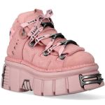 Pink Nubuck New Rock Metallic Shoes