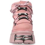 Pink Nubuck New Rock Metallic Shoes