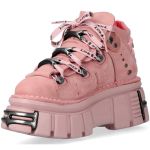 Pink Nubuck New Rock Metallic Shoes