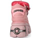 Pink Nubuck New Rock Metallic Shoes