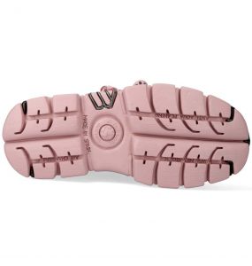 Pink Nubuck New Rock Metallic Shoes