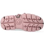 Pink Nubuck New Rock Metallic Shoes