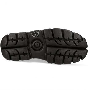 Brown Leather New Rock Metallic Shoes