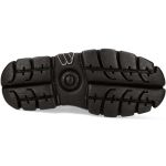 Brown Leather New Rock Metallic Shoes