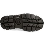 Chaussures New Rock Metallic en Cuir Itali Noir