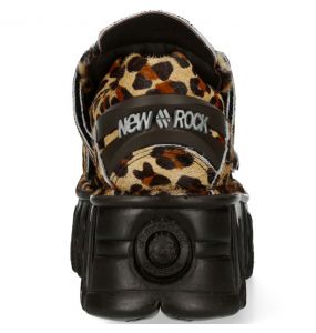 Leopard New Rock Fire Metallic Shoes