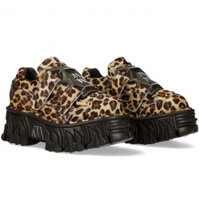 Leopard New Rock Fire Metallic Shoes