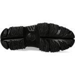 Black Luxor and Nomada Leather New Rock Fire Metallic Shoes