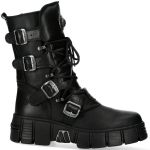 Black Itali and Nomada Leather New Rock Wall Boots