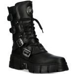 Black Itali and Nomada Leather New Rock Wall Boots