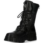 Black Itali and Nomada Leather New Rock Wall Boots