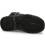 Bottes Plateformes New Rock Neptuno en Cuir Noir
