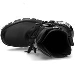 Bottes New Rock Metallic Vegan Noires