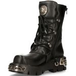 Black Itali and Nomada Leathers New Rock Metallic Boots