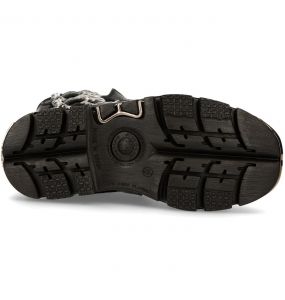 Black Itali and Nomada Leathers New Rock Metallic Boots