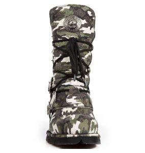 Green Camouflage New Rock Comfort Light Boots