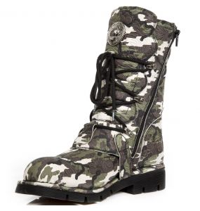 Green Camouflage New Rock Comfort Light Boots