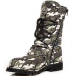 Green Camouflage New Rock Comfort Light Boots