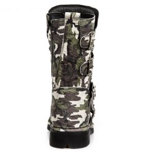 Green Camouflage New Rock Comfort Light Boots