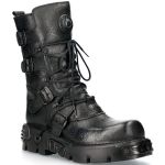 Bottes New Rock Comfort Light Vintage Flower Noires