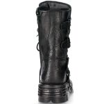 Bottes New Rock Comfort Light Vintage Flower Noires