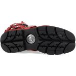 Red Leather New Rock Comfort Light Boots