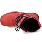 Red Leather New Rock Comfort Light Boots