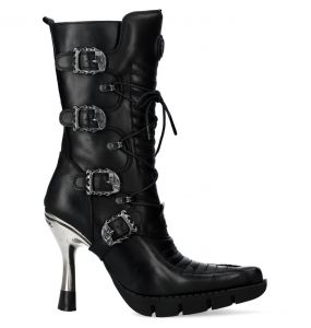 Black Itali and Nomada Leathers New Rock New Malicia Boots