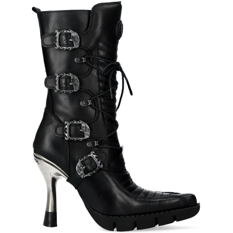 Black Itali and Nomada Leathers New Rock New Malicia Boots