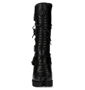 Black Itali and Nomada Leathers New Rock New Malicia Boots