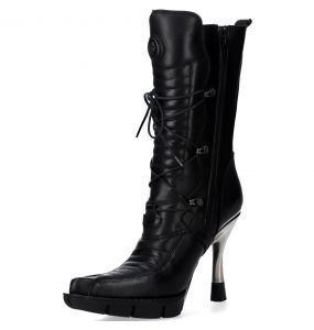 Black Itali and Nomada Leathers New Rock New Malicia Boots