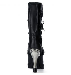 Black Itali and Nomada Leathers New Rock New Malicia Boots