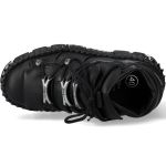 Black Leather New Rock Wall Picos Platform Shoes