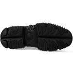 Chaussures Plateformes New Rock Fire en Cuir Noir