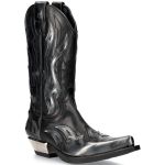 Steel Pulik and Black Itali Leather New Rock West Boots