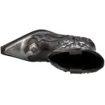 Steel Pulik and Black Itali Leather New Rock West Boots