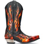 Fire Pulik and Black Itali Leather New Rock West Boots