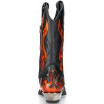 Fire Pulik and Black Itali Leather New Rock West Boots