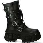 Black Itali and Nomada Leather New Rock Wall Picos Boots