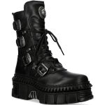 Black Itali and Nomada Leather New Rock Wall Picos Boots