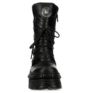 Black Itali and Nomada Leather New Rock Wall Picos Boots