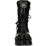 Bottes New Rock Wall Picos en Cuir Itali et Nomada Noirs