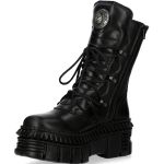 Black Itali and Nomada Leather New Rock Wall Picos Boots
