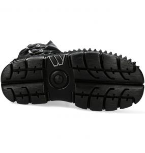 Black Itali and Nomada Leather New Rock Wall Picos Boots