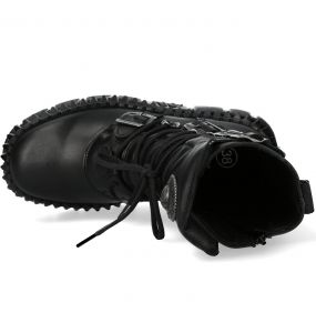 Black Itali and Nomada Leather New Rock Wall Picos Boots